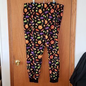Cute Halloween Fleece Pajama Lounge Pants Sz 2X (44-46)
